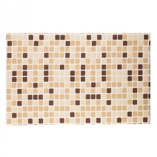 Covoras Anti Alunecare pentru Baie Bej Maro Tiles 80x50cm