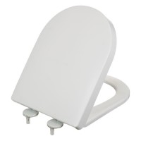 Capac pentru Toaleta Alb cu Mecanism Soft Close U Shape 36x46cm