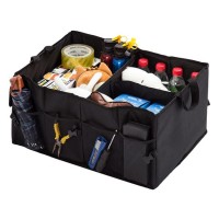 Suport Organizator Auto Negru Pliabil 56x39x26.5cm pentru portbagaj