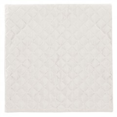 Fata de Perna Decorativa de Iarna Ecru Velvet cu Model Romburi 45x43cm