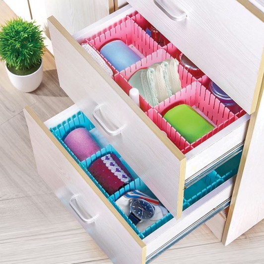 Organizator Alb pentru sertare 55x10cm - 3buc