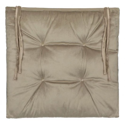 Perna Scaun Decorativa Bej Velvet 38x38cm