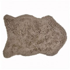 Covoras Decorativ Shaggy Taupe in Forma de Animal 55x90cm