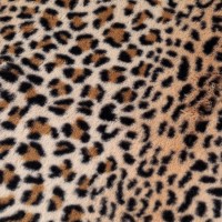 Covoras Decorativ din Imitatie de Blana Leopard pentru Hol 125x60cm