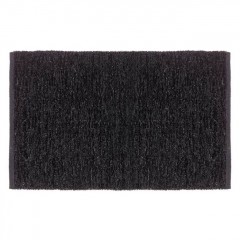 Covoras Decorativ de Iarna Chenile Negru Shiny 60x90 cm