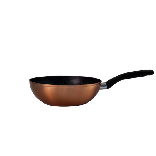 Tigaie wok, Brio, Copper Collection, 28 cm