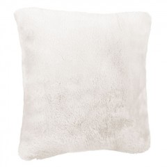 Perna Decorativa de Iarna din Imitatie de Blana Off White 40x40cm