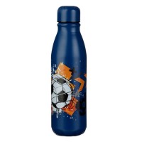 Sticla Apa din Aluminiu Albastra Football 600ml