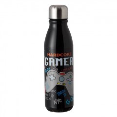 Sticla Apa din Aluminiu Neagra Gaming 600ml