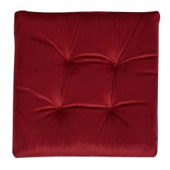 Perna Scaun Decorativa de Iarna Bordo Velvet 40x40cm