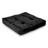 Perna de Podea Neagra Velvet 43x43cm