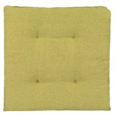 Perna decorativa pentru Scaun din Bumbac, Verde, dimensiune 40x40cm