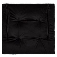 Perna catifelata pentru Scaun,Neagra, dimensiune 38x38cm, doua fete