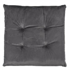 Perna Scaun Decorativa Gri Velvet 40x40cm