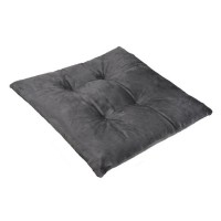 Perna Scaun Decorativa Gri Velvet 40x40cm