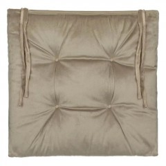 Perna Scaun Decorativa Bej Velvet 40x40cm