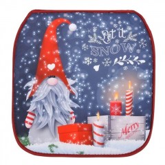 Perna pentru Scaun Decorativa de sarbatori Gnome 38x38x2.5cm