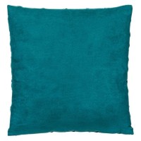 Perna Decorativa de Iarna Petrol Velvet cu Romburi 45x45cm