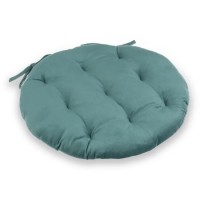 Perna Scaun Decorativa de Iarna Rotunda Verde Menta Ø40cm