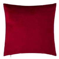 Perna Decorativa de Craciun Bordo Velvet cu Folie Aurie Merry Christmas 43x43cm