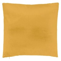 Perna Decorativa de Iarna Velvet Galben Mustar Reliefata 45x45cm