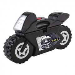 Trusa in Forma de Motocicleta cu Diverse Unelte & Lumina - 22buc