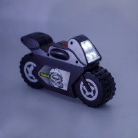 Trusa in Forma de Motocicleta cu Diverse Unelte & Lumina - 22buc