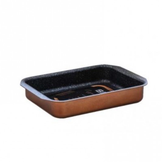 Brio Copper Tava Antiaderenta Aluminiu Stantat Dreptunghiulara 35.5X24.8X6.2cm