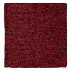 Fata de Perna Decorativa de Iarna Chenille Bordo 40x40cm