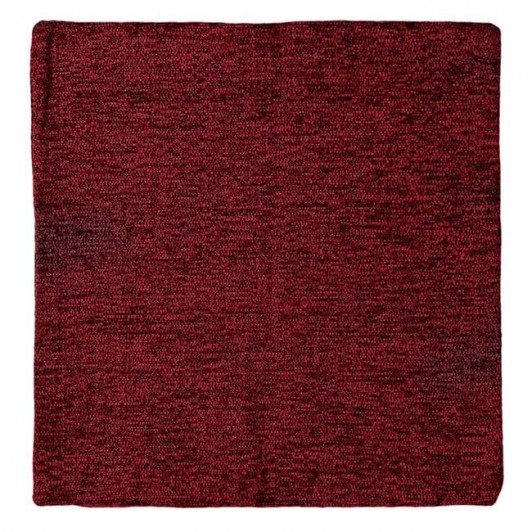 Fata de Perna Decorativa de Iarna Chenille Bordo 40x40cm