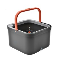 Set mop rotativ cu 2 rezerve incluse, capacitate 2.6 L, dimensiune 30x30x18.5 cm, talpa mop 20x20 cm