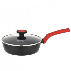 Tigaie cu capac Cooking by Heinner Redmoon, aluminiu forjat, inductie, 28 x 7 cm, indicator termic