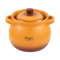 Oala ceramica cu capac Cooking by Heinner - Origini Chef Nicolai Tand, 14.5 x 16 cm, 3 L