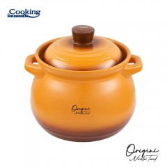 Oala ceramica cu capac Cooking by Heinner - Origini Chef Nicolai Tand, 17 x 18 cm, 4.5 L