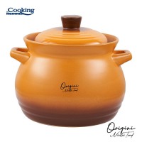 Oala ceramica cu capac Cooking by Heinner - Origini Chef Nicolai Tand, 17 x 18 cm, 4.5 L