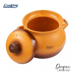 Oala ceramica cu capac Cooking by Heinner - Origini Chef Nicolai Tand, 19 x 19.5 cm, 6 L