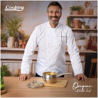 Cratita cu capac sticla Origini Chef Nicolai Tand, inox, inductie, 16 x 9 cm, 1.8 L