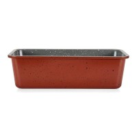 Tava copt otel carbon cu acoperire ceramica, 2 straturi, dimensiune  30 x 14 X 9 cm