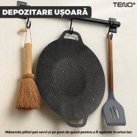Plita Japoneza Teno pluristratificata , invelis anti-aderent, diametru 36 cm
