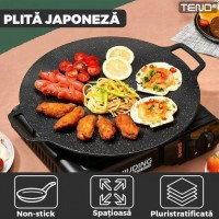 Plita Japoneza pluristratificata  Teno, invelis antiaderent, diametru 32 cm