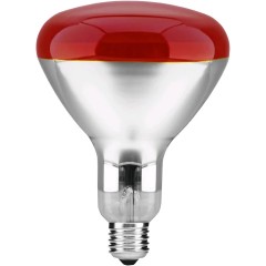 Bec infrarosu Avide Rubin, E27, 100W, Rosu