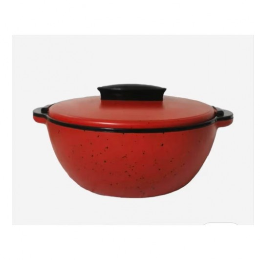 Caserola termica cu capac, capacitate 1 L, pereti dublati inox, Multicolor