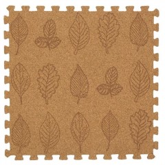 Placa decorativa pentru podea, dimensiune 30x30x1 cm, Pluta
