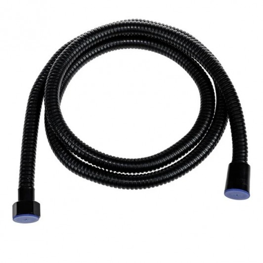 Furtun dus din otel negru, lungime 1.5m, 1/2''