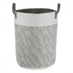 Cos de rufe cu manere, dimensiune 35x45 cm, Gri