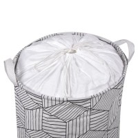 Cos de rufe cu manere, dimensiune 42x55 cm, 76 L, Gri