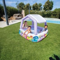 Piscina cu Acoperire pentru Copii 157xx157x122cm