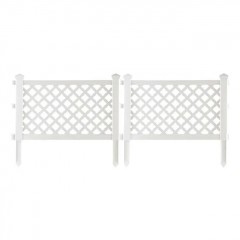 Set 4 buc gardulet decorativ din plastic, dimensiune 60x37 cm