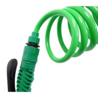 Furtun spiralat pentru gradina, 4 functii, 15 metri Furtun spiralat pentru gradina, 4 functii, 15 metri