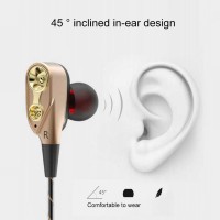 Casti bluetooth Sport M18, 10 m, Auriu